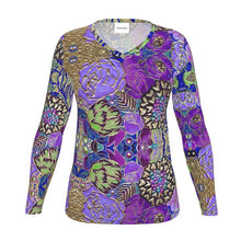 Charger l'image dans la galerie, Purple Melody * Women's T shirt Long
