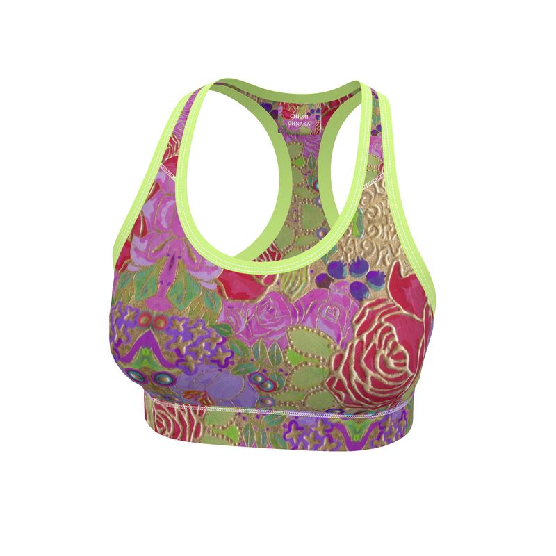 Cherish Flowers * Sports Bra