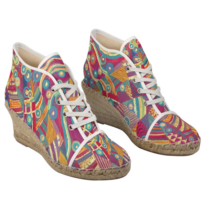 Garden * Ladies Wedge Espadrilles